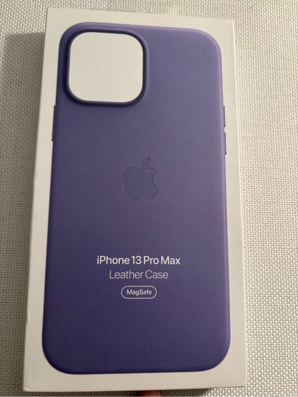 Apple iPhone 13 Pro Max Leather Case with MagSafe Wisteria Lavender NIB Purple